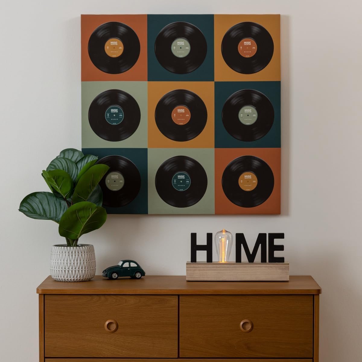 ATMOSPHERA CREATEUR D'INTERIEUR FIGURA LED 'HOME' 34X16X8CM