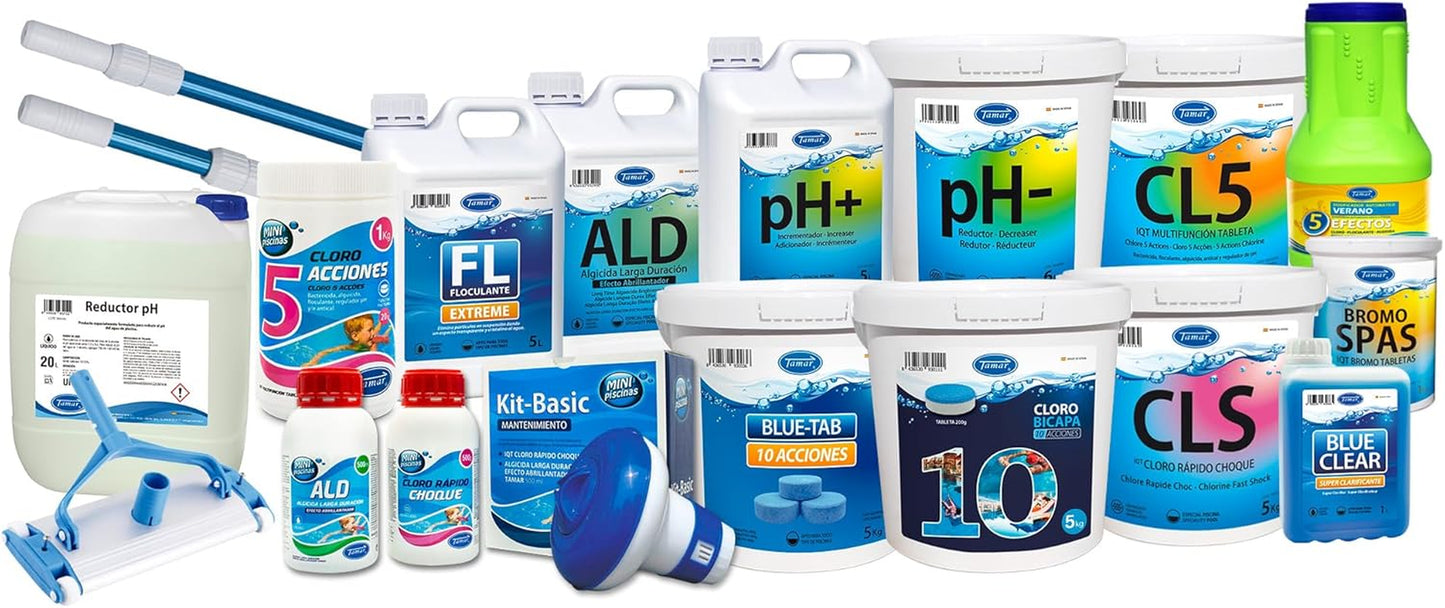 Tamar Limpiafondos Manual Aluminio, Cepillo De Arrastre, Cepillo Para Remover Suciedad, Sujeción Mediante Clip, Mantenimiento De Piscina, Accesorio Para El Cuidado De La Piscina