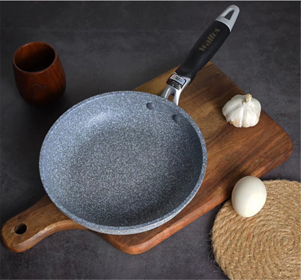 Frying Pan Wok Pan Non-Stick Pan Skillet Cauldron Induction Cooker Pot Pans Pancake Pan Egg Pan Gas Stove Home Garden