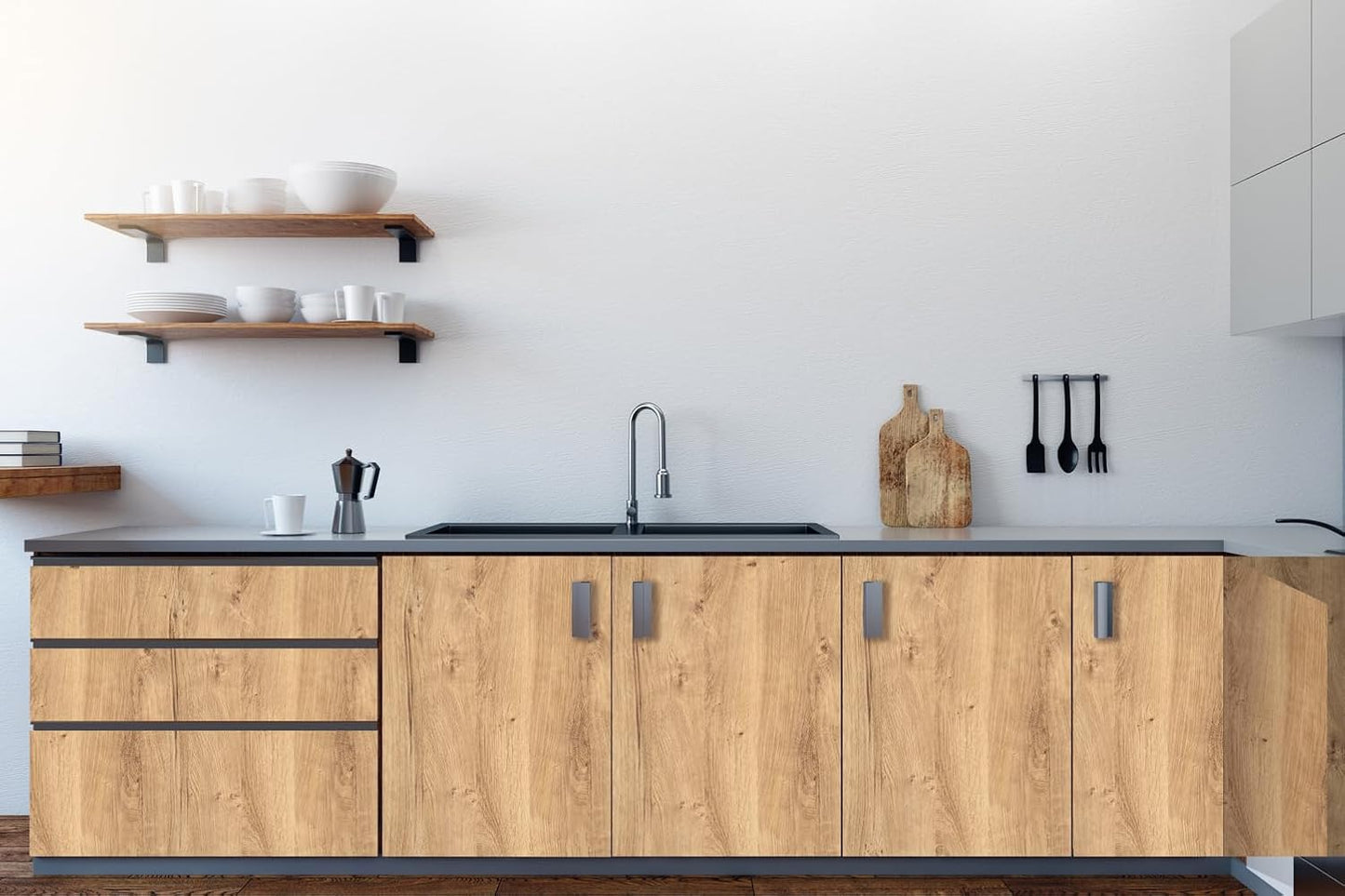 D-C-Fix Vinilo Adhesivo Muebles Roble Ribbeck Oak Efecto Madera Autoadhesivo Impermeable Decorativo Para Cocina, Armario, Puerta, Mesa Papel Pintado Forrar Rollo Láminas 90 Cm X 2,1 M