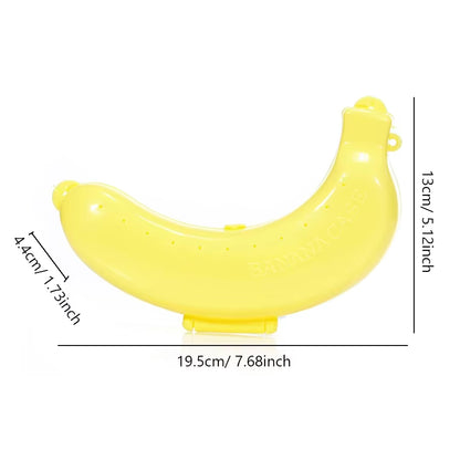 Banana Storage Box for Outdoor Travel Cute Case Protector Container Trip Lunch Fruit Storage Holder