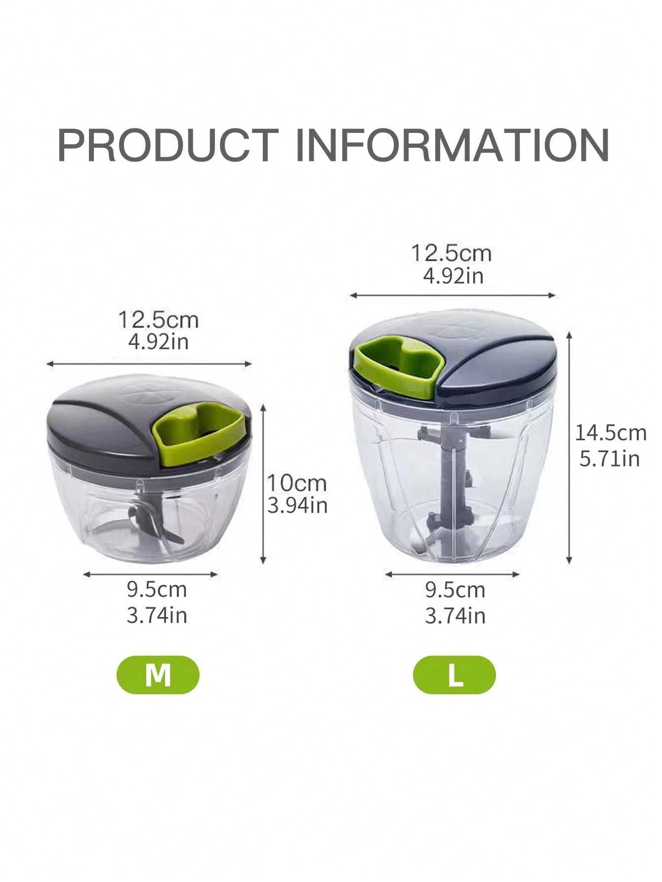 1Pc Kitchen Vegetable Chopper,Multi-Functional Manual Food Processor Vegetable Chopper, Portable Hand Pull String Garlic Mincer Onion Cutter for Veggies, Ginger, Fruits, Nuts, Herbs, Etc., (500Ml, 900Ml Two Sizes Available)Grey, Christmas