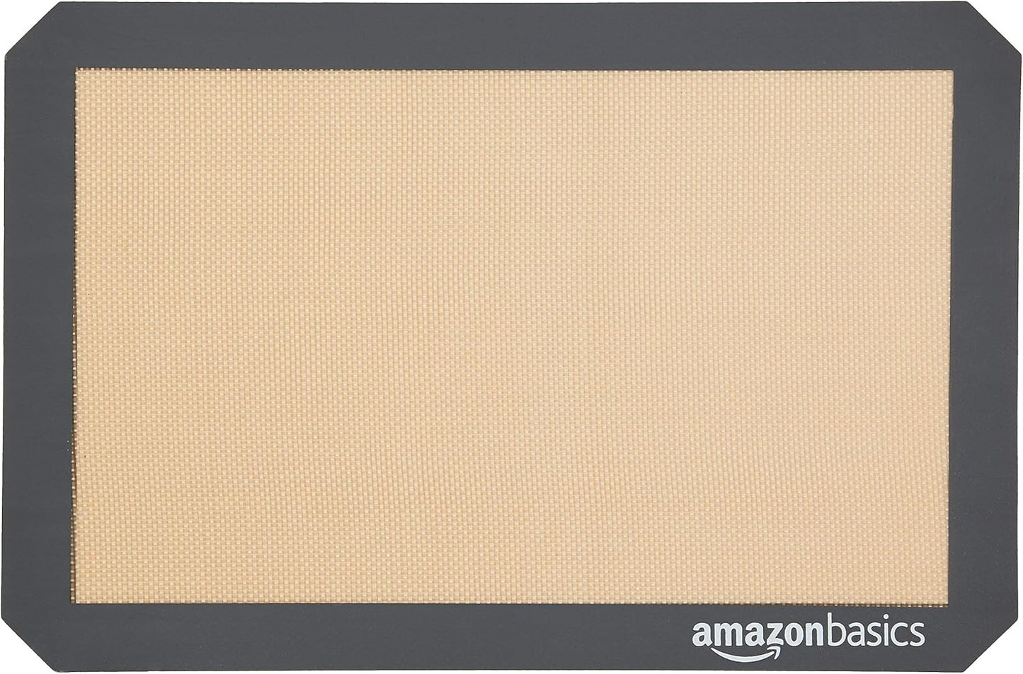 Amazon Basics Rectangular Tapete De Silicona Para Hornear, Juego De 3 Unidades, Marrón,Negro, 23.0Cm X 33.0Cm, 25.0Cm X 29.5Cm, 29.5Cm X 37.5Cm
