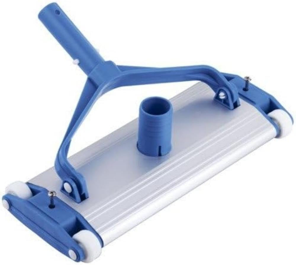 Tamar Limpiafondos Manual Aluminio, Cepillo De Arrastre, Cepillo Para Remover Suciedad, Sujeción Mediante Clip, Mantenimiento De Piscina, Accesorio Para El Cuidado De La Piscina
