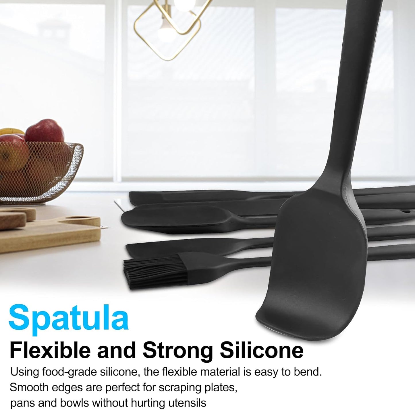 6 Piezas Espatulas de Silicona 