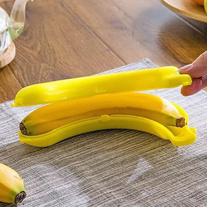 Banana Storage Box for Outdoor Travel Cute Case Protector Container Trip Lunch Fruit Storage Holder