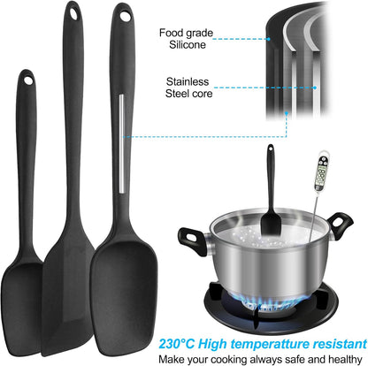 6 Piezas Espatulas de Silicona 