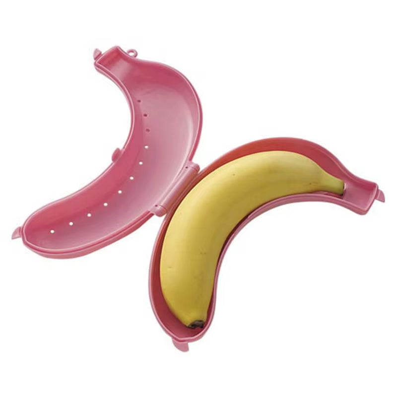 Banana Storage Box for Outdoor Travel Cute Case Protector Container Trip Lunch Fruit Storage Holder