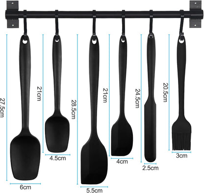 6 Piezas Espatulas de Silicona 