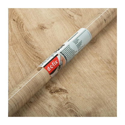 D-C-Fix Vinilo Adhesivo Muebles Roble Ribbeck Oak Efecto Madera Autoadhesivo Impermeable Decorativo Para Cocina, Armario, Puerta, Mesa Papel Pintado Forrar Rollo Láminas 90 Cm X 2,1 M