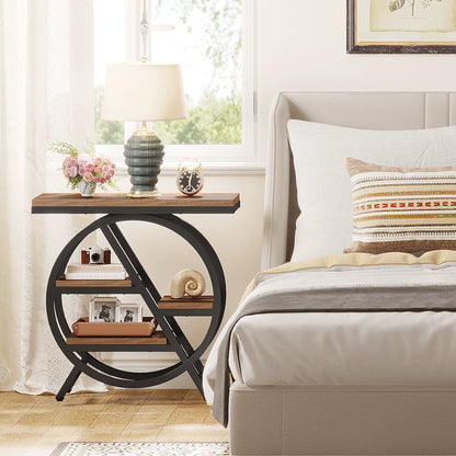 American Side, Wabi, Retro and Old Small Tea Table, Small Apartment Living Room, Bed and Breakfast Hotel Bedside Table