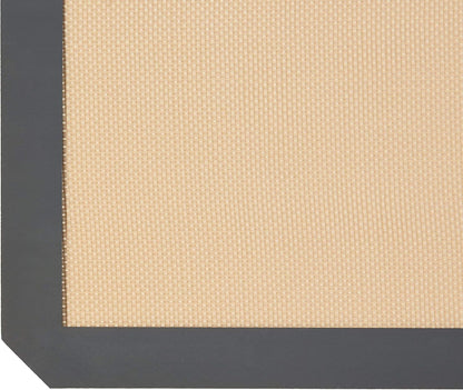 Amazon Basics Rectangular Tapete De Silicona Para Hornear, Juego De 3 Unidades, Marrón,Negro, 23.0Cm X 33.0Cm, 25.0Cm X 29.5Cm, 29.5Cm X 37.5Cm