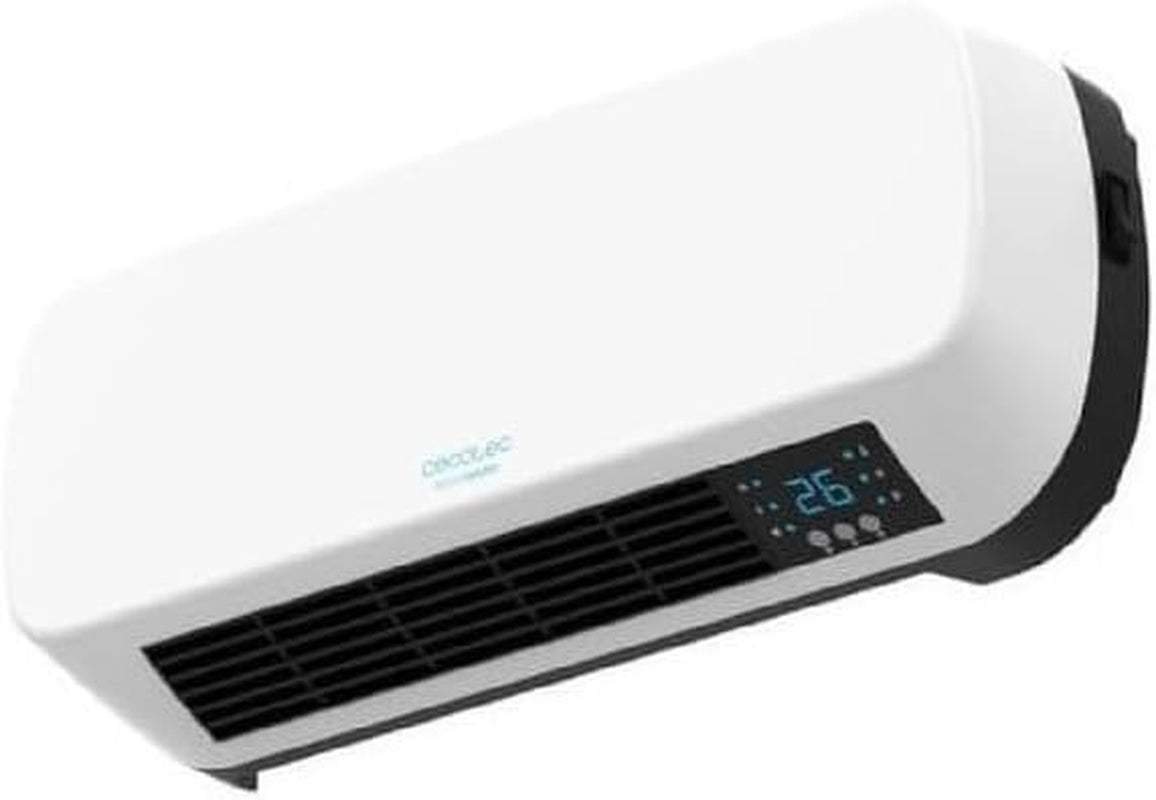 Cecotec Calefactor Eléctrico Bajo Consumo Cerámico Ready Warm 5200 Box Ceramic. 2000 W, Pantalla Digital, IPX2, Temporizador, 3 Modos, Protección Sobrecalentamiento, Mando a Distancia